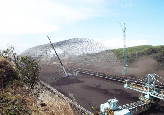 Philippines Semirara Space Frame Coal Shed